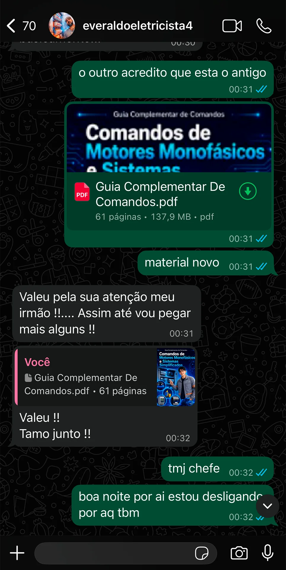 Depoimento de cliente